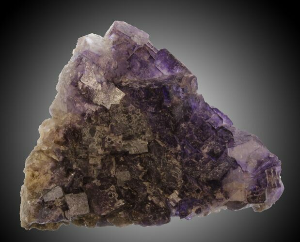 Deep Purple Fluorite Crystals - Múzquiz, Mexico #30407